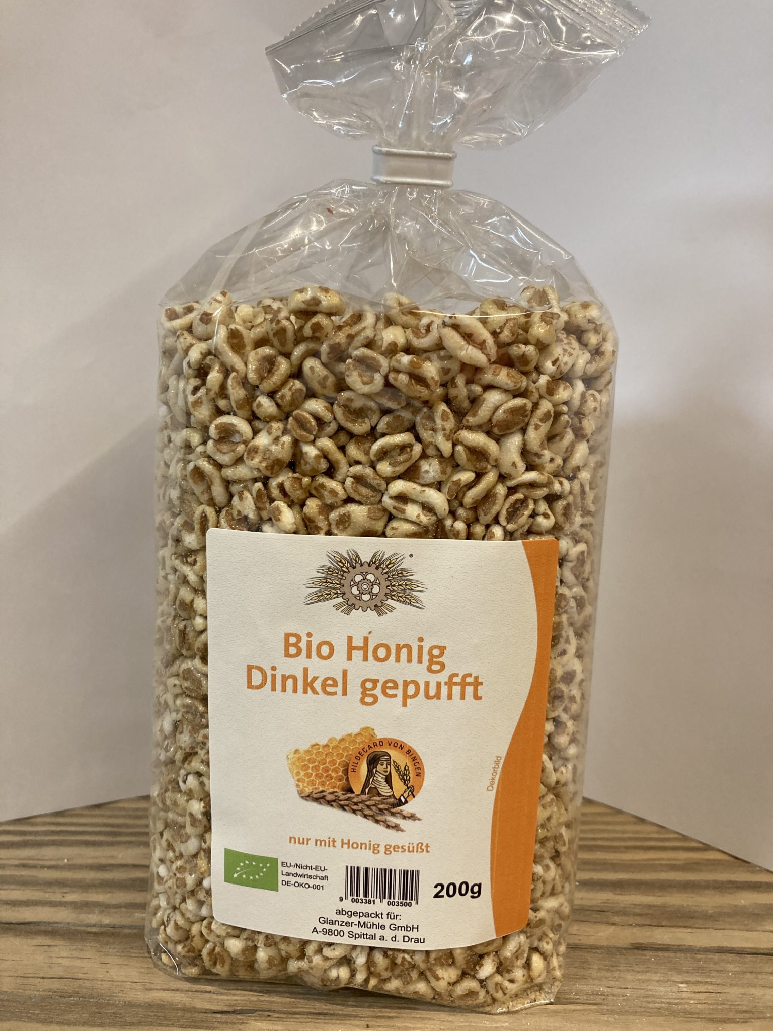 Bio-Honig-Dinkel gepufft 200g - Kornladen.at