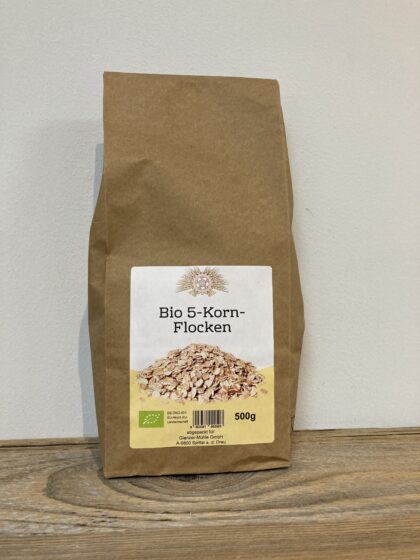 Bio-5-Korn-Flocken Großblatt 500g