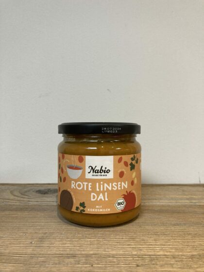 Rote Linsen Dal mit Kokosmilch 365g