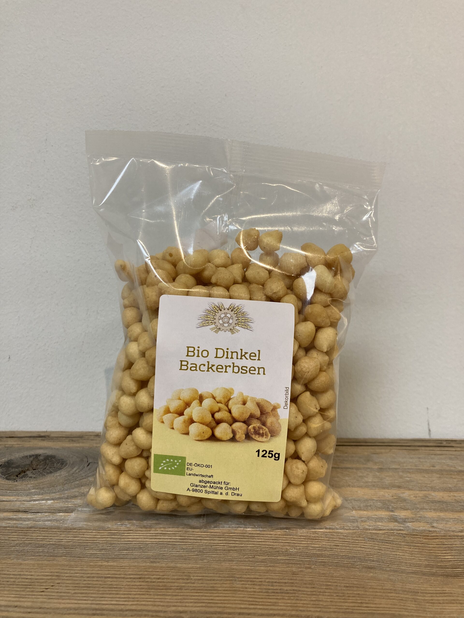 Bio-Dinkel-Backerbsen 125g