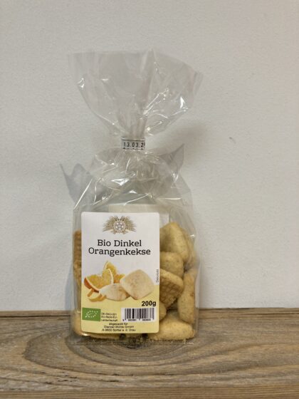 Bio-Dinkel-Orangen-Kekse 200g