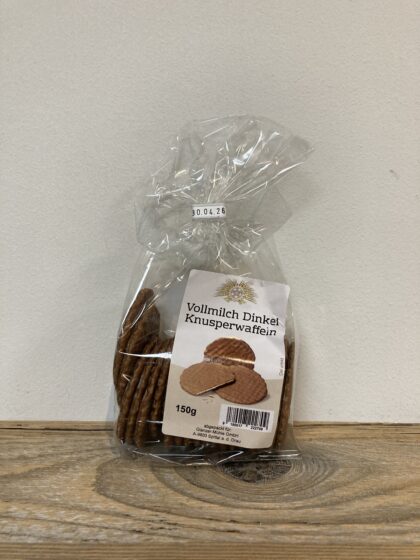 Vollmilch-Dinkel-Knusperwaffeln 150g